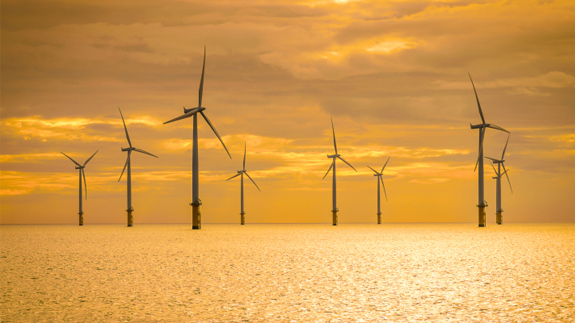 An offshore wind farm. Image: Thinkstock