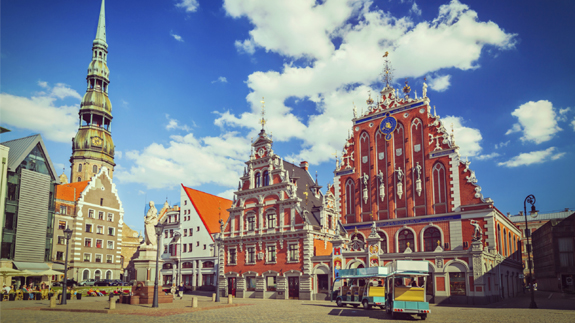 The town hall square in Riga, capital of Latvia. Image: Thinkstock