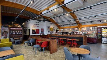 Inside the coffee shop. Image: Costa